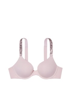 Бюстгальтер Victoria's Secret T-shirt push-up full coverage embellished strap bra