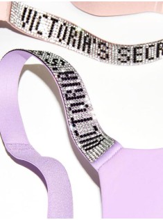 Бюстгальтер Victoria's Secret T-shirt push-up full coverage Crystal shine strap bra