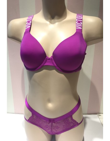 Бюстгальтер Victoria's Secret Logo Bra Purple