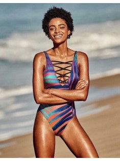 Купальник монокіні Victoria's Secret PINK - One-piece Tropic print