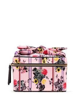 Б'юті кейс VICTORIA'S SECRET Pink Micro Dot Small Weekender Train Case