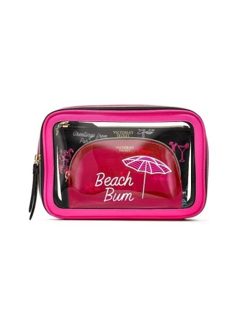 3 в 1 Набір косметичок Victoria's Secret Beach Bum Backstage Nested Trio