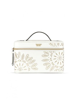Бьюті кейс VICTORIA'S SECRET Laser-Cut Floral White Runway Vanity Case