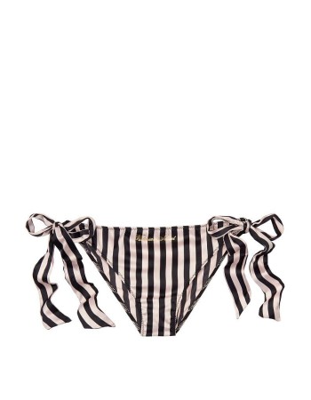 Трусики Victoria's Secret Very Sexy Satin string cheeky with black stripes