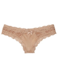 Трусики Victoria's Secret Nude Lace Thong panty