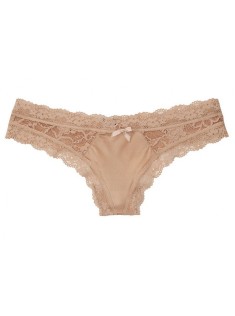 Трусики Victoria's Secret Nude Lace Thong panty