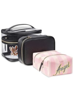 Набір косметичок VICTORIA'S SECRET AngeL print 4-in-1 Beauty Bag Set