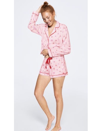 Піжама Victoria's Secret Pink Kisses Cotton Pj Set