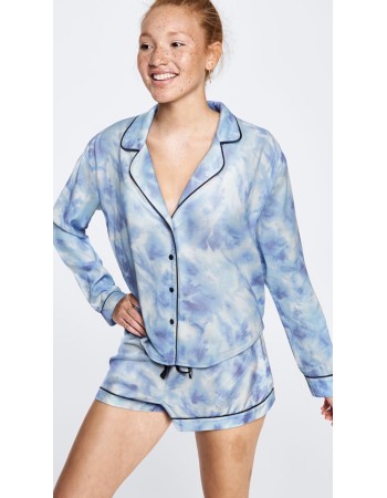 Піжама Victoria's Secret Cotton Pj Set Sky Blue