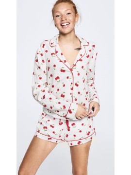 Піжама Victoria's Secret Cotton Pj Set Cherry print