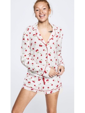Піжама Victoria's Secret Cotton Pj Set Cherry print