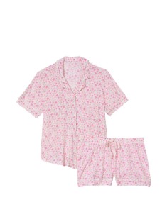 Піжама Modal Short PJ Set White Peonies