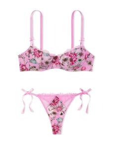 Комплект белья Victoria’s Secret Floral Lace Bra Set