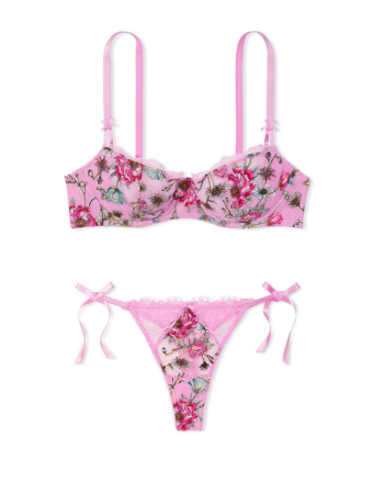 Комплект белья Victoria’s Secret Floral Lace Bra Set