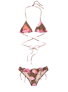 Купальник Victoria Secret SWIM Strappy Leopard print