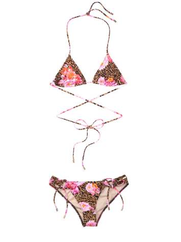 Купальник Victoria Secret SWIM Strappy Leopard print