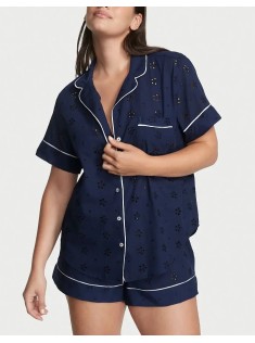 Піжама Cotton Short Pajama Set Deep Blue