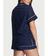 Пижама Cotton Short Pajama Set Deep Blue
