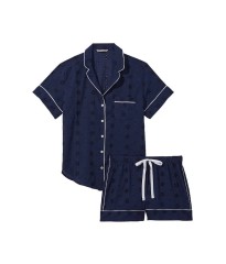 Піжама Cotton Short Pajama Set Deep Blue