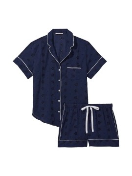 Пижама Cotton Short Pajama Set Deep Blue
