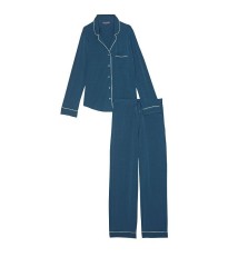 Піжама Victoria's Secret Modal Long Pajama Set Deep blue