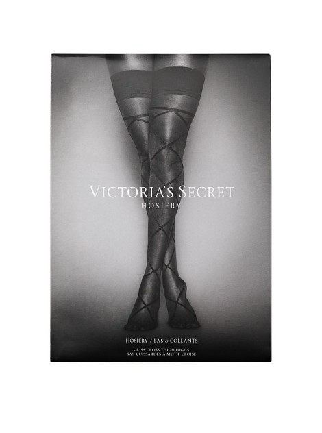 Панчохи Criss Cross Thigh Highs Pantyhose Sheer Hosiery