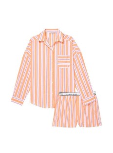 Піжама Cotton Stripes PJ Set Long Sleeve Orange Stripe