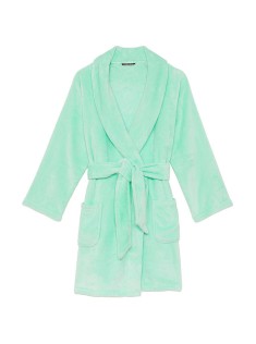 Плюшевий Халат Logo Short Cozy Robe Waterfall Green