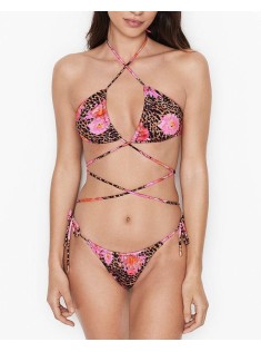 Купальник Victoria Secret SWIM Strappy Leopard print