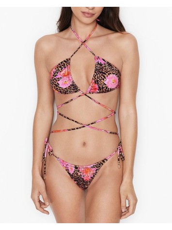 Купальник Victoria Secret SWIM Strappy Leopard print