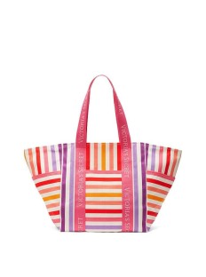 Пляжная сумка Victoria's Secret Beach Tote Multicoclour Stripes