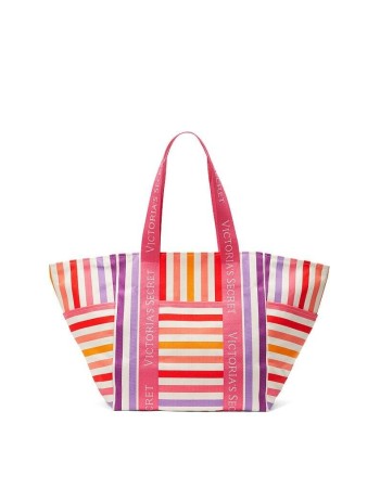 Пляжная сумка Victoria's Secret Beach Tote Multicoclour Stripes