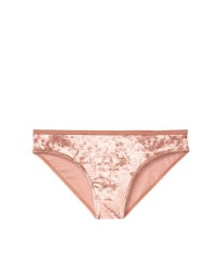 Трусики Victoria’s Secret Rose Tan Bikini panty бархатные