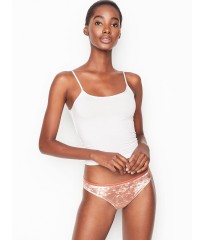 Трусики Victoria’s Secret Rose Tan Bikini panty бархатные
