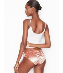 Трусики Victoria’s Secret Rose Tan Bikini panty бархатные