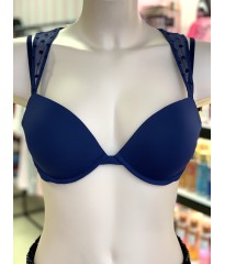 Бюстгальтер Victoria's Secret padded plunge bra - Night blue
