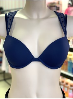 Бюстгальтер Victoria's Secret padded plunge bra - Night blue