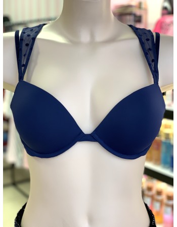 Бюстгальтер Victoria's Secret padded plunge bra - Night blue