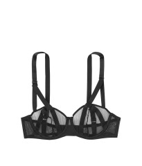 Бюстгальтер Victoria's Secret Unlined Mesh Balconette Bra Black