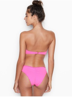 Купальник бандо Victoria's Secret Push-up Neon pink