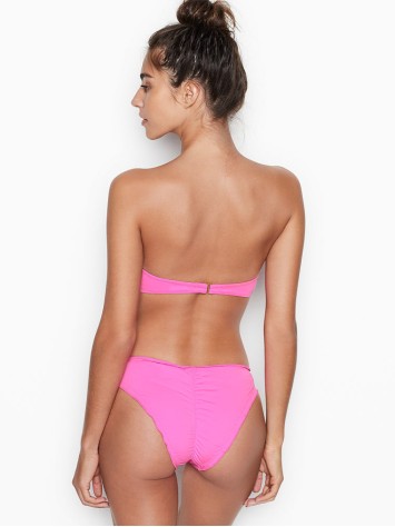 Купальник бандо Victoria's Secret Push-up Neon pink