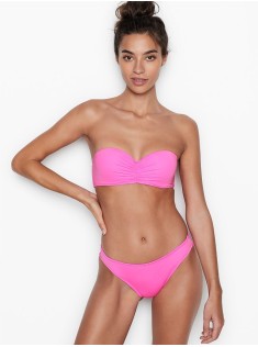 Купальник бандо Victoria's Secret Push-up Neon pink