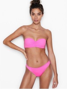 Купальник бандо Victoria's Secret Push-up Neon pink