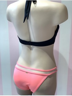 Купальник роздільний Victoria's Secret Black Top, mini bikini coral