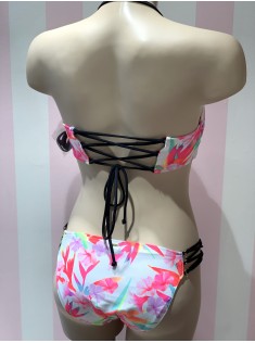 Купальник бандо Victoria's Secret PINK Tropic print