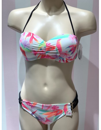 Купальник бандо Victoria's Secret PINK Tropic print