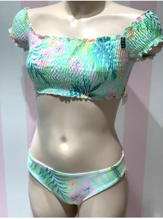 Купальник бандо Victoria's Secret Tropic print