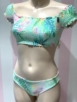 Купальник бандо Victoria’s Secret Tropic print
