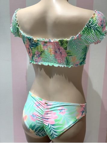 Купальник бандо Victoria's Secret Tropic print