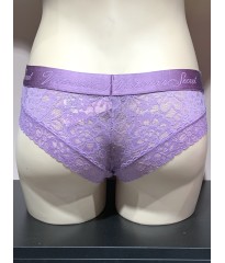 Трусики чики Victoria’s Secret Purple Lace Cheeky panty